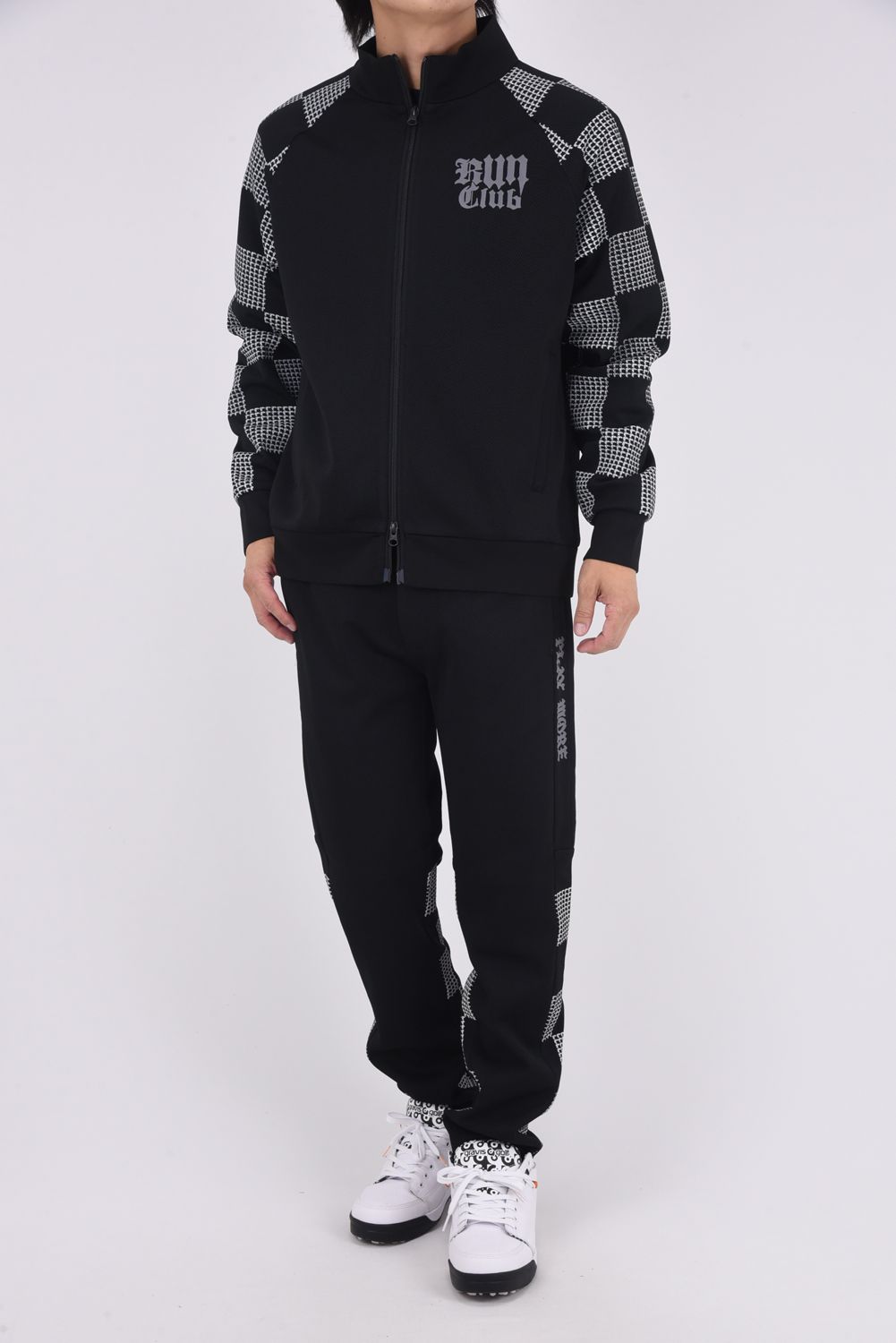【25AW】 Back9 Runclub Full Zip JK / フルジップジャケット (ブラック)