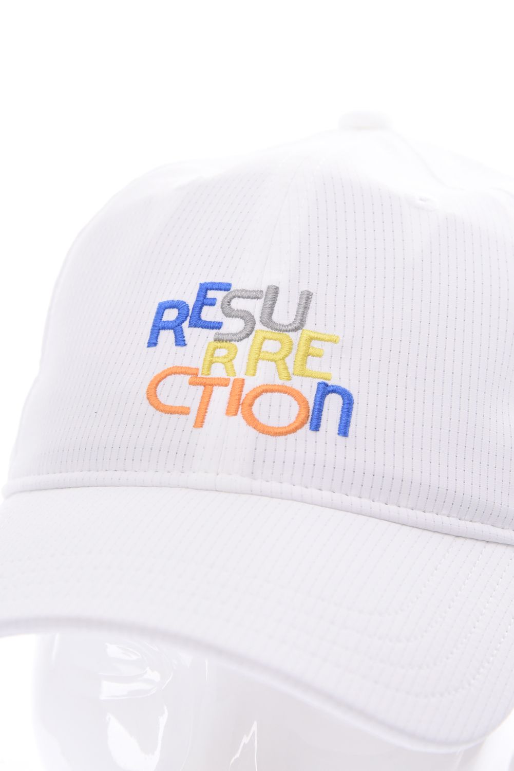 【26SS】 COLORFUL LOGO CAP / カラフルロゴ刺繍 キャップ (ホワイト)