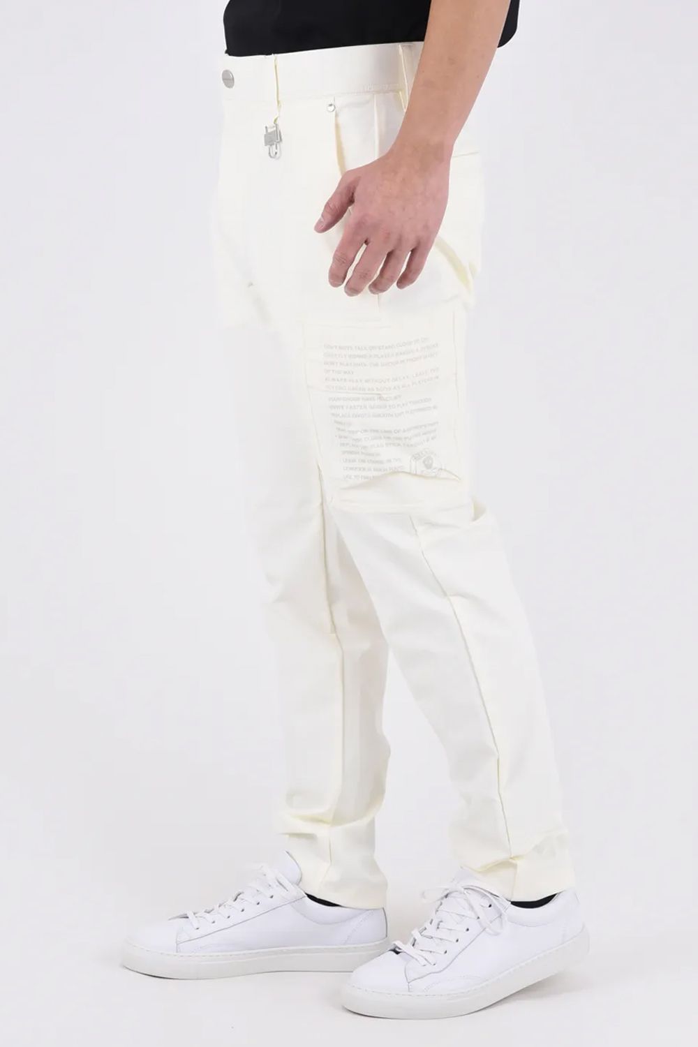 【26SS】 SCOPE ADAPTIVE UTILITY PANTS / ナイロンタフタ パッチポケット ハイストレッチ ロングパンツ (ホワイト)