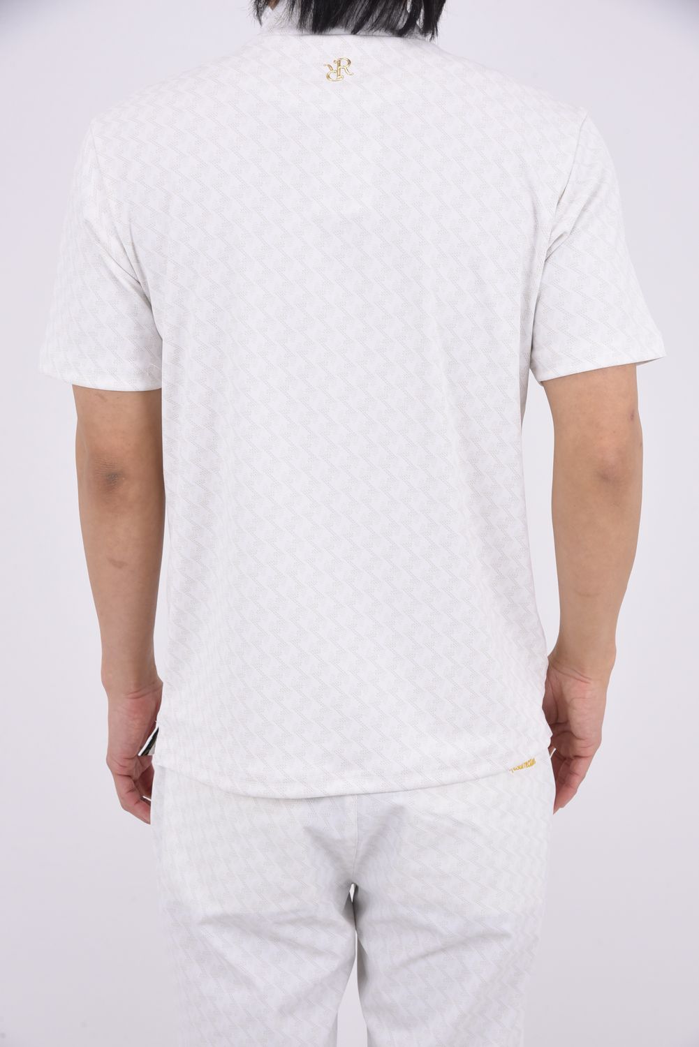 【26SS】 MENS GM PRINT MOCK NECK / GMプリントモックネック (ホワイト)*