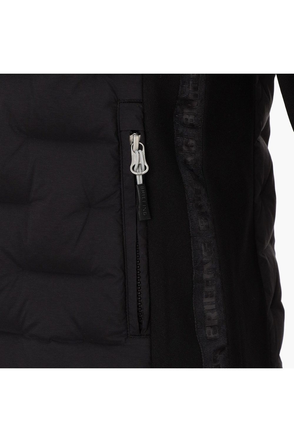 【25AW】【レディース】 WOMEN’S HYBRID DOWN PARKA / ストレッチタフタ ダイヤモンドロゴ ハイブリッドダウンジップパーカー (ブラック)