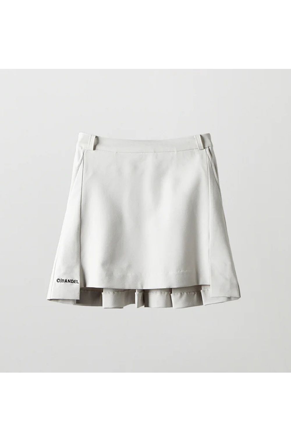 【25AW】【レディース】 BACK SIDE PLEATS SKIRT / バック サイド プリーツスカート (ホワイト)