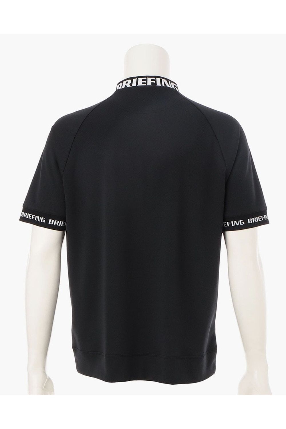 BRIEFING - 【25SS】 MENS NECK LOGO HIGHNECK / 袖口ロゴリブ BRIEFING - 【25SS】 MENS NECK LOGO HIGHNECK / 袖口ロゴリブ