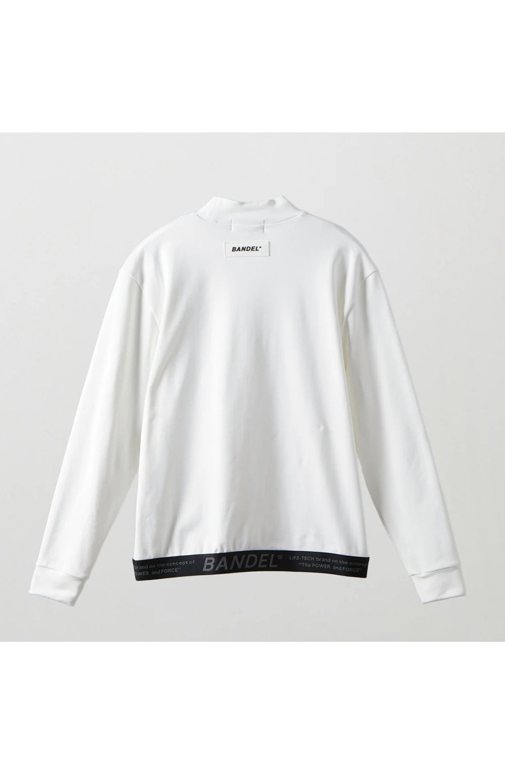 【26AW】 【レディース】 HEM TAPE LONG SLEEVE MOCK NECK / ヘムテープ ロングスリーブ モックネック (ホワイト)