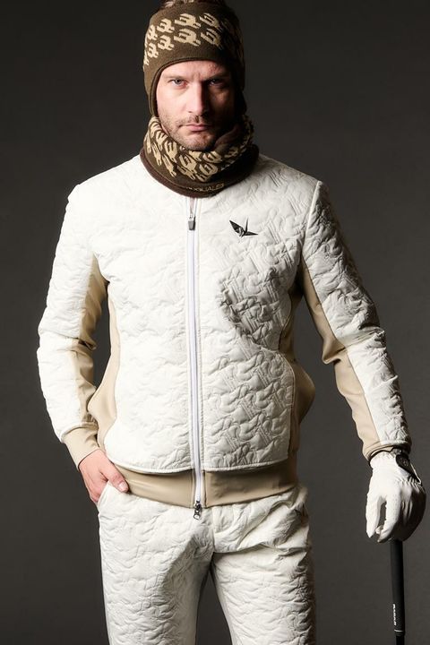 【2025AW】 113 GOLF QUILTING BLOUSON / 113Gロゴキルティング ブルゾン (ホワイト)