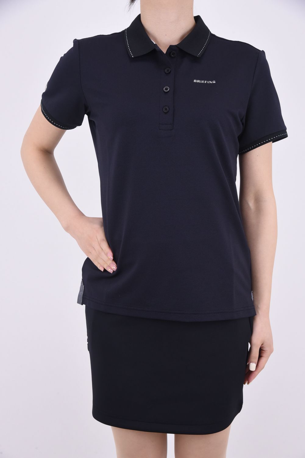 BRIEFING - 【レディース】 WOMENS BASIC POLO / メタリックブランド