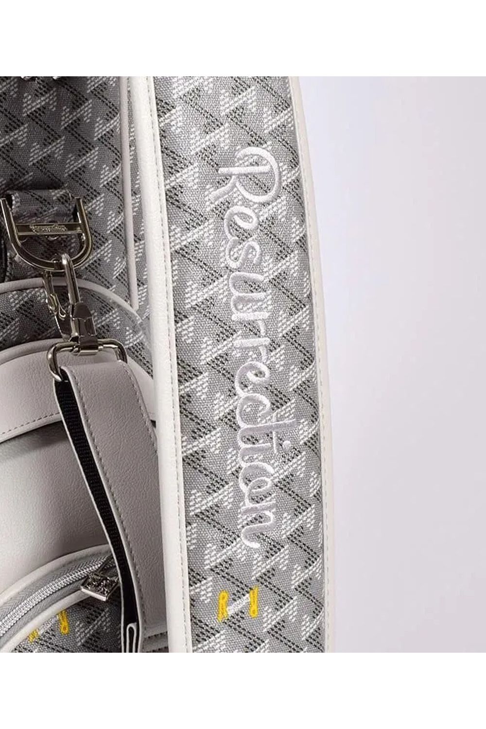 【銀行振込・代金引換不可】【返品・交換不可】  ORIOLA No.4 / ブランドオリジナルテキスタイル カートタイプ キャディバッグ （シルバーグレー）*