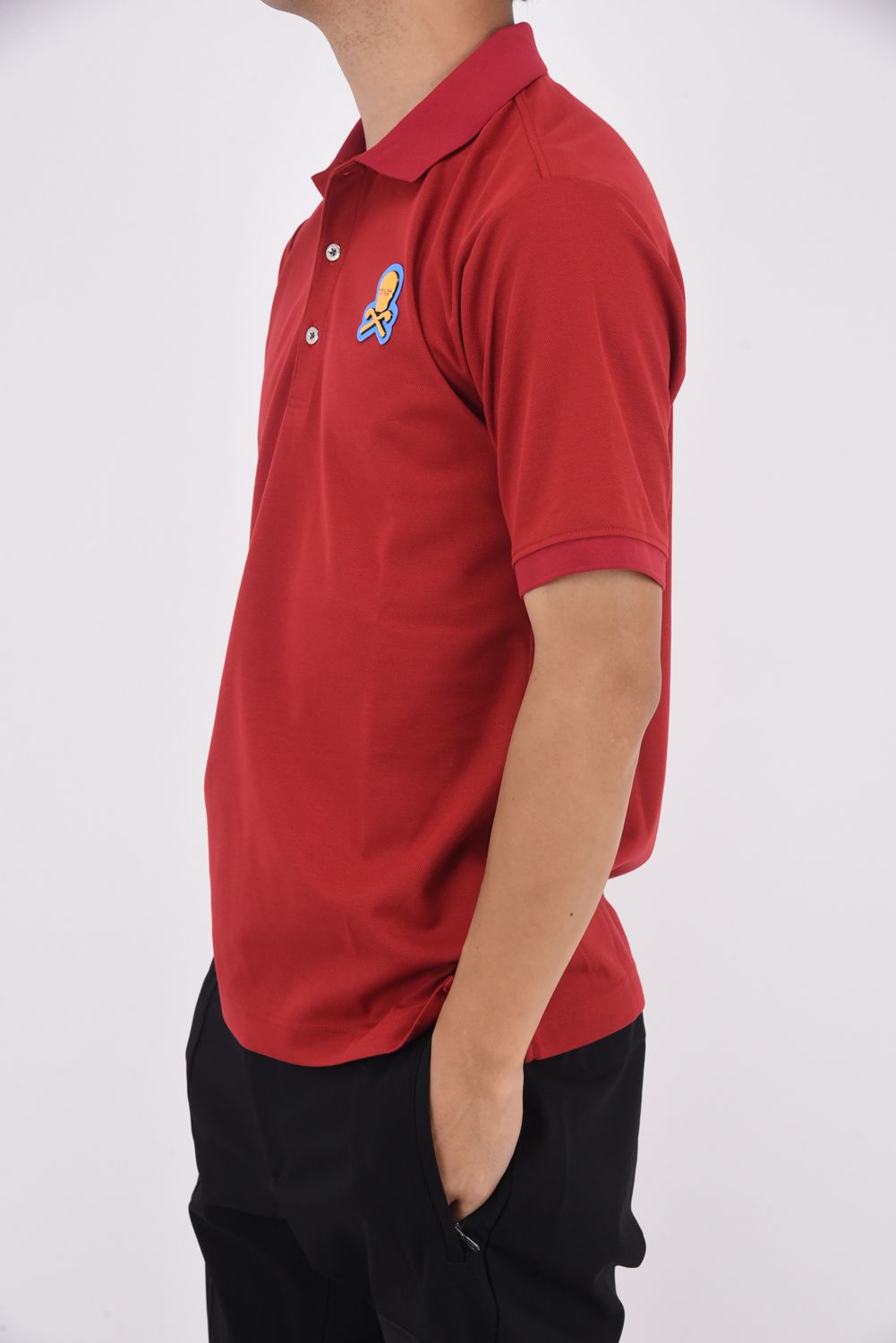 GARDA POLO / ブランクスカルワッペン ポロシャツ (レッド)