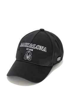 【26AW】 MERCURY CAMO STRETCH CAP / シグネチャーカモ ブランドロゴ刺繍 ストレッチキャップ (ブラック)