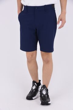 【25SS】 MEN’S LOGO ELASTIC SUMMER SHORT PANTS / ロゴ ゴムベルト ショート パンツ (ネイビー)