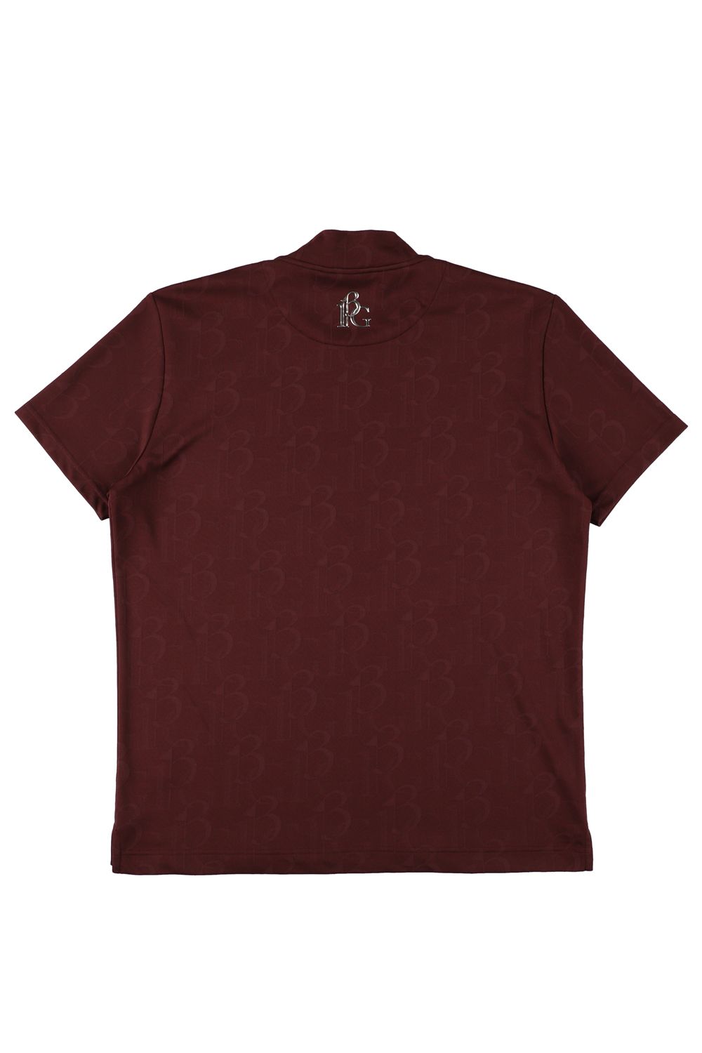 【26SS】 JACQUARD MOCK NECK  / ジャガード モックネック (バーガンディ) (4月入荷予定)