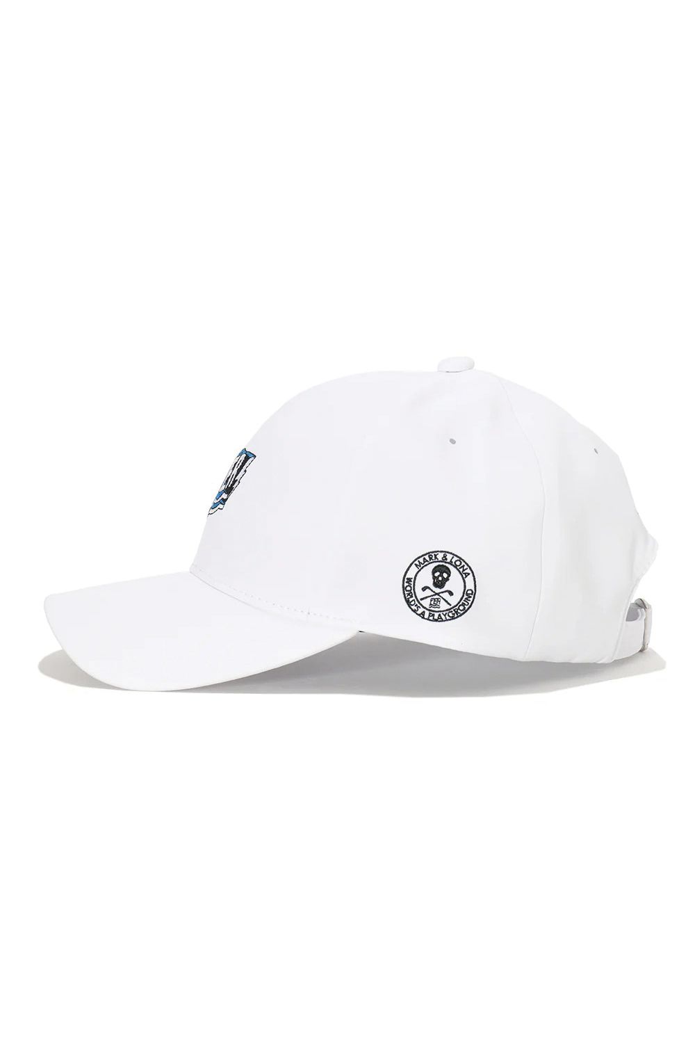 【26SS】【FER COLLECTION】 SWAG LOGO DRY TECH CAP / 3Dグラフィックロゴ刺繍 ベースボールキャップ (ホワイト)