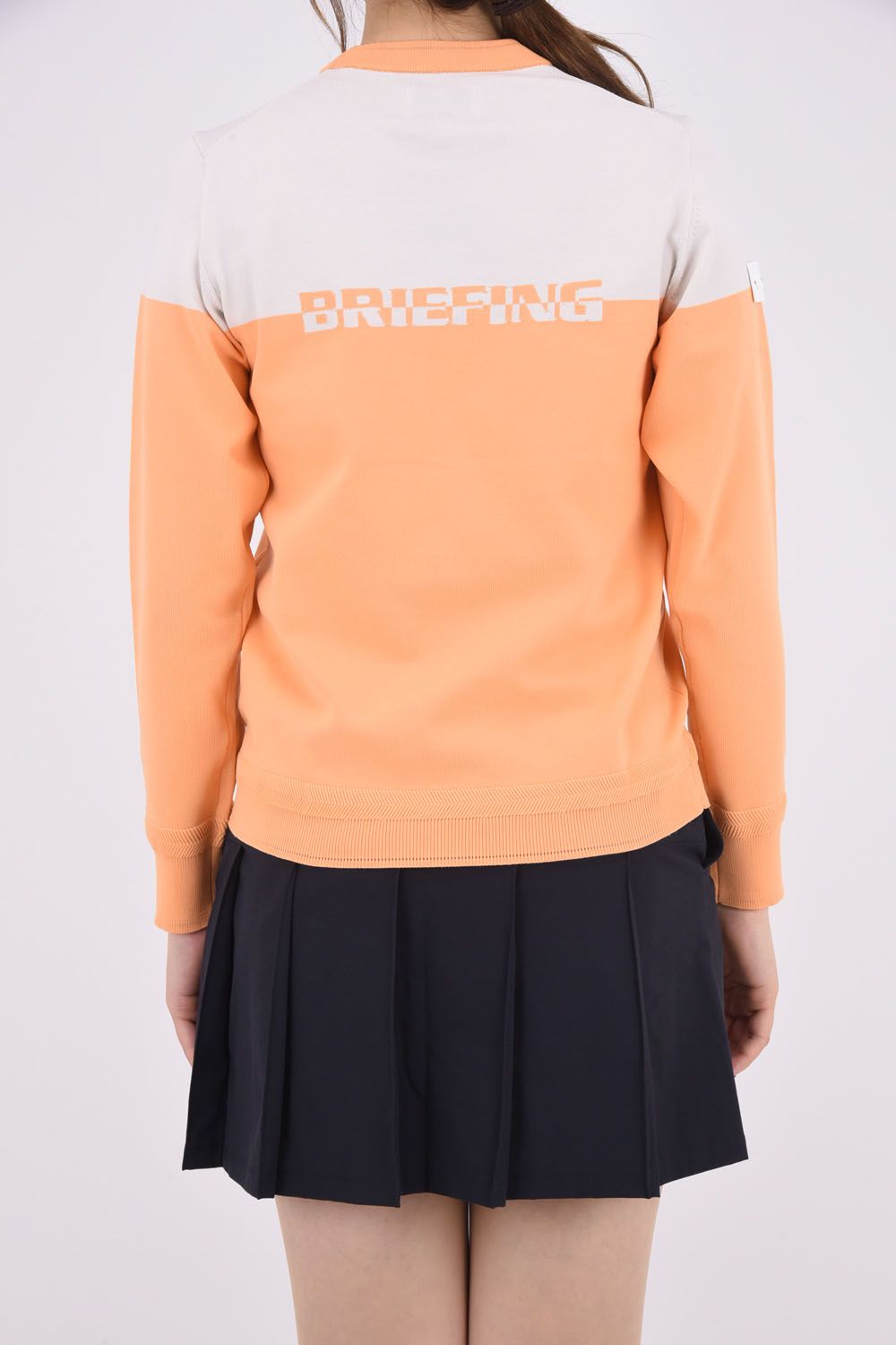 BRIEFING - 【レディース】 WOMENS WR BI-CLR CREW NECK KNIT / バイ