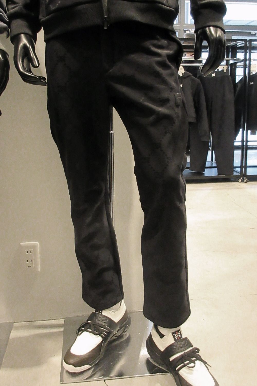 【26AW】 SY JQ BONDING WARM LONG PANTS / ボンディング ロングパンツ (ブラック) (11月上旬入荷予定）