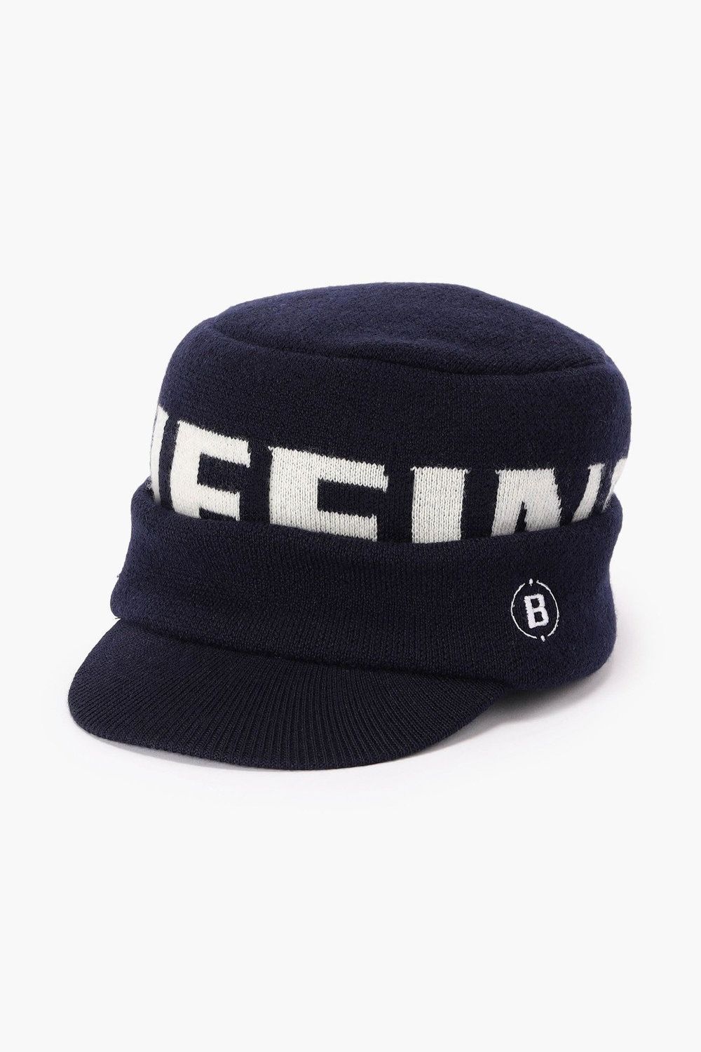 【26AW】 MEN’S WR WOOL KNIT WORK CAP / ブランドロゴ ワークキャップ (ネイビー)
