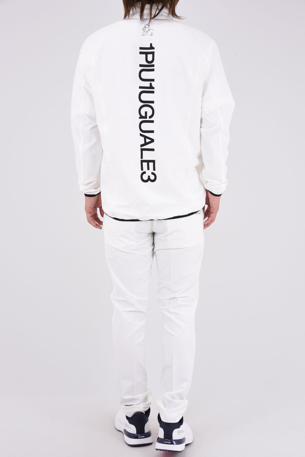 【26AW】 Long Pants / バックロゴ テーパードシルエット ロングパンツ (ホワイト)