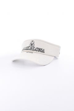 【26AW】 MERCURY CAMO STRETCH VISOR / シグネチャーカモ ブランドロゴ刺繍 ストレッチバイザー (オフホワイト)
