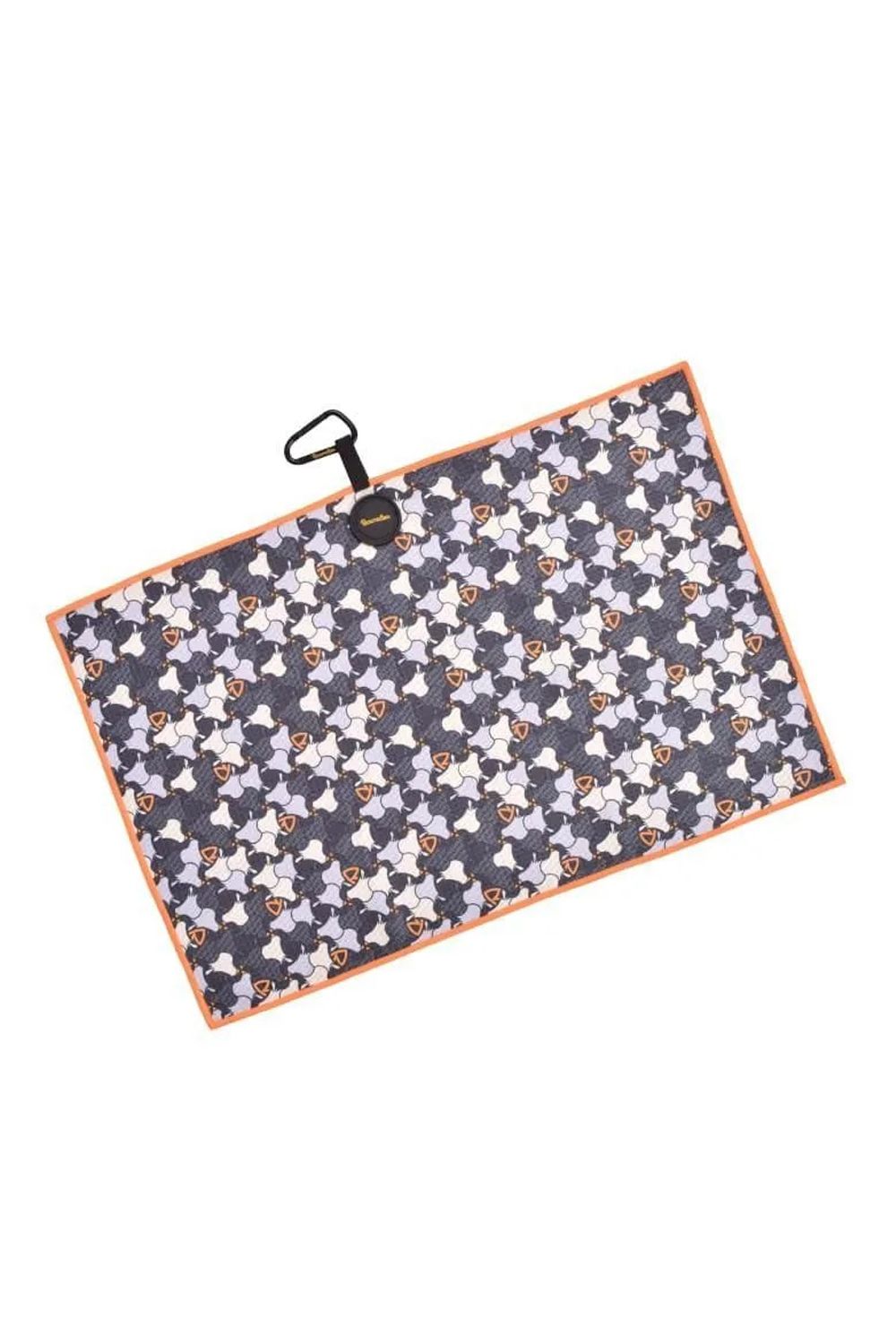 【26AW】 Caddie Towel / カラビナ付き マグネット内蔵 キャディタオル (バーズタイル)