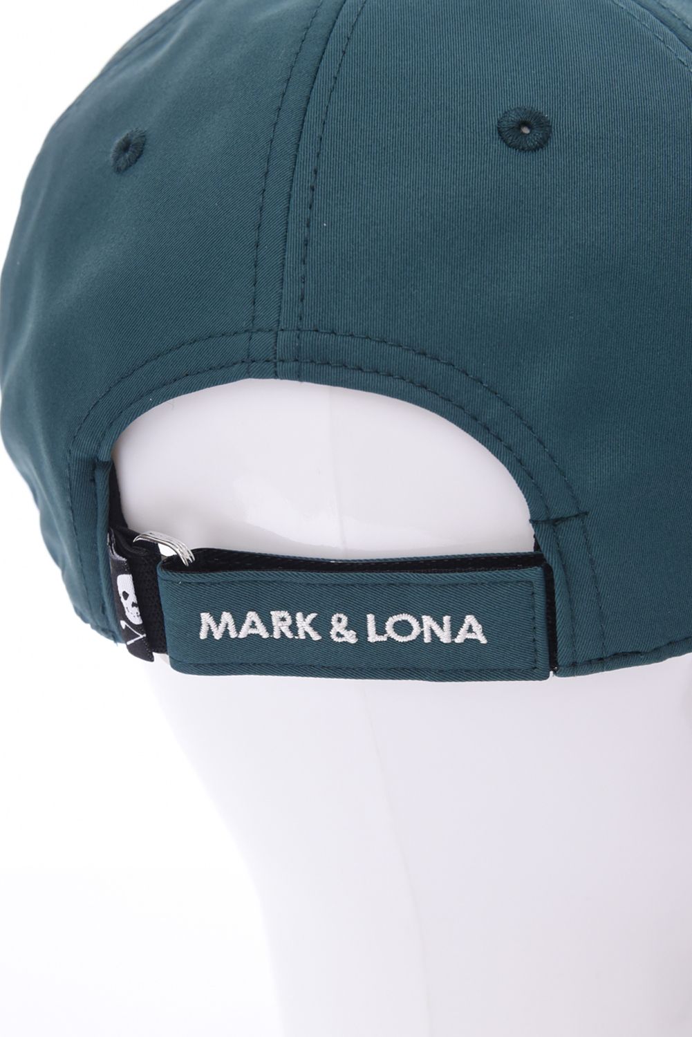 【26SS】 IRON SKULL CRYSTAL ACCENT CAP / アイアンスカル ブランドロゴ刺繍 ベースボールキャップ (グリーン)