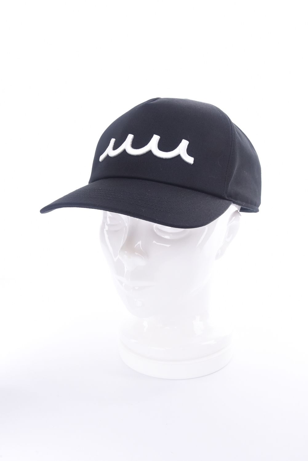 ACANTHUS × muta MARINE EMBROIDERED LOGO CAP / 刺繍ロゴ キャップ (ブラック)