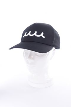 ACANTHUS × muta MARINE EMBROIDERED LOGO CAP / 刺繍ロゴ キャップ (ブラック)