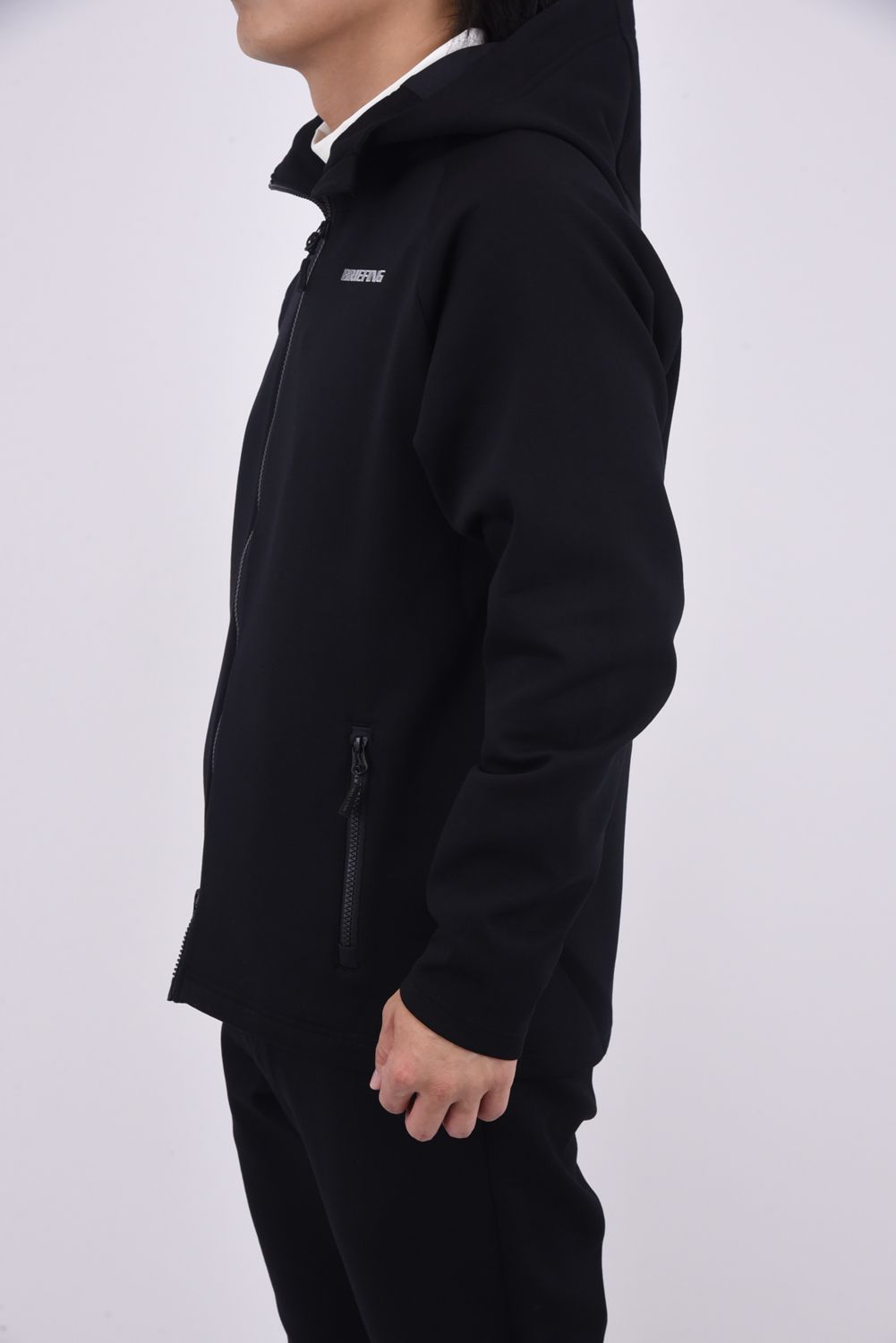 【25AW】 MEN'S WARM 3D LOGO PARKA / ダンボールニット 3D ロゴパーカー (ブラック)