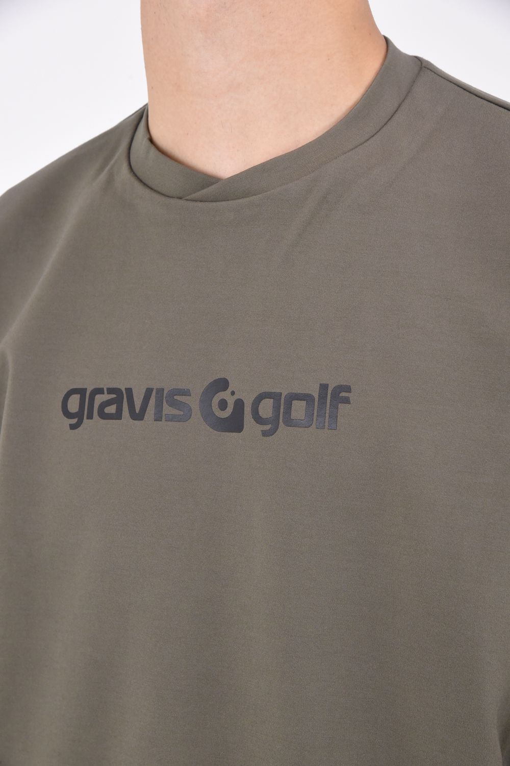gravis golf - TRITON SPONGE KNIT TOP / ブランドロゴプリント サイド