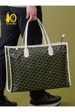 【26AW】 LANIUS SQUARE BIG (ラニウス スクエア ビッグ) / ブランドオリジナルテキスタイル ボストンバッグ (モミ)*