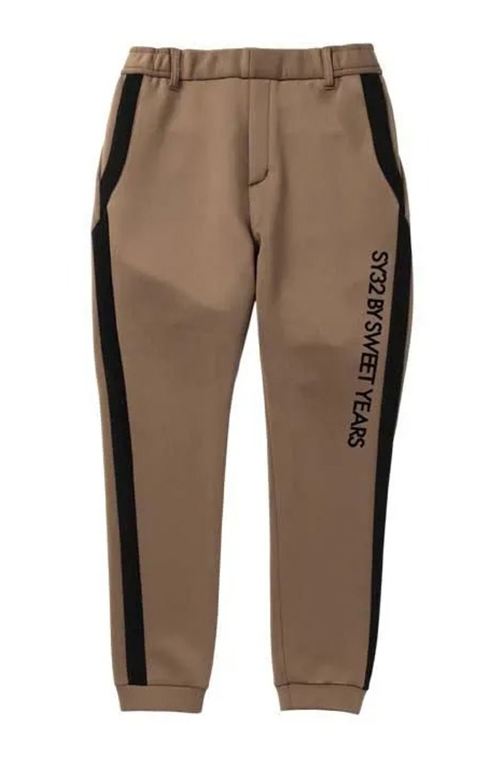 【25AW】 CARDBOARD SIDE LINE PANTS / ストレッチダンボール サイドラインパンツ (ブラウン)