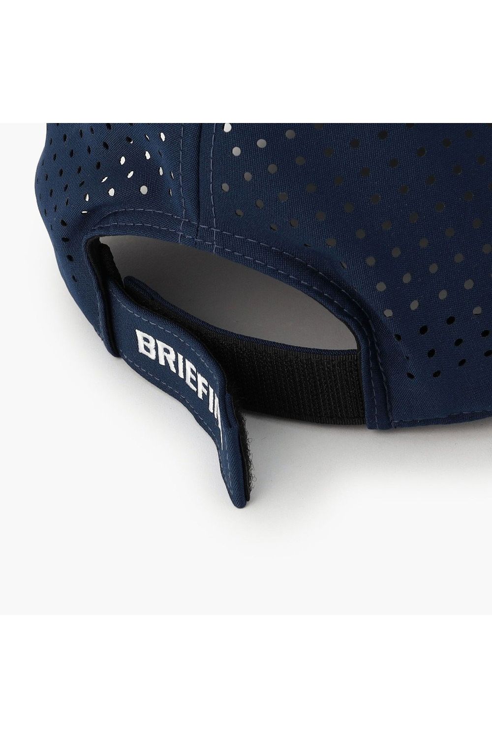 【26SS】 MEN’S PUNCHING MESH INITIAL CAP / イニシャルワッペン パンチングメッシュキャップ (ネイビー)