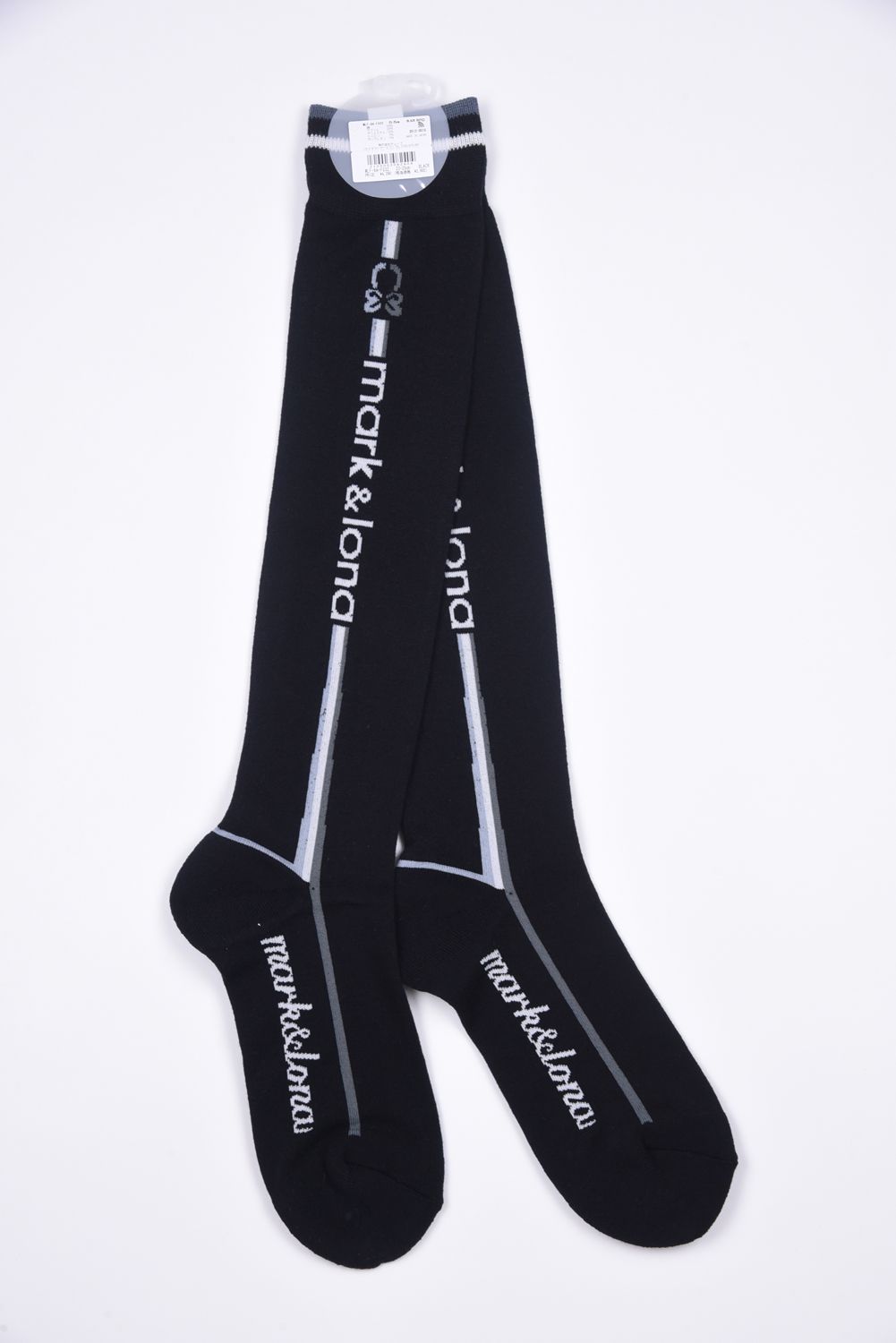 【26SS】【レディース】 ELMT SPORT LINE OVER-KNEE SOCKS / サイドライン オーバーニーソックス (ブラック)