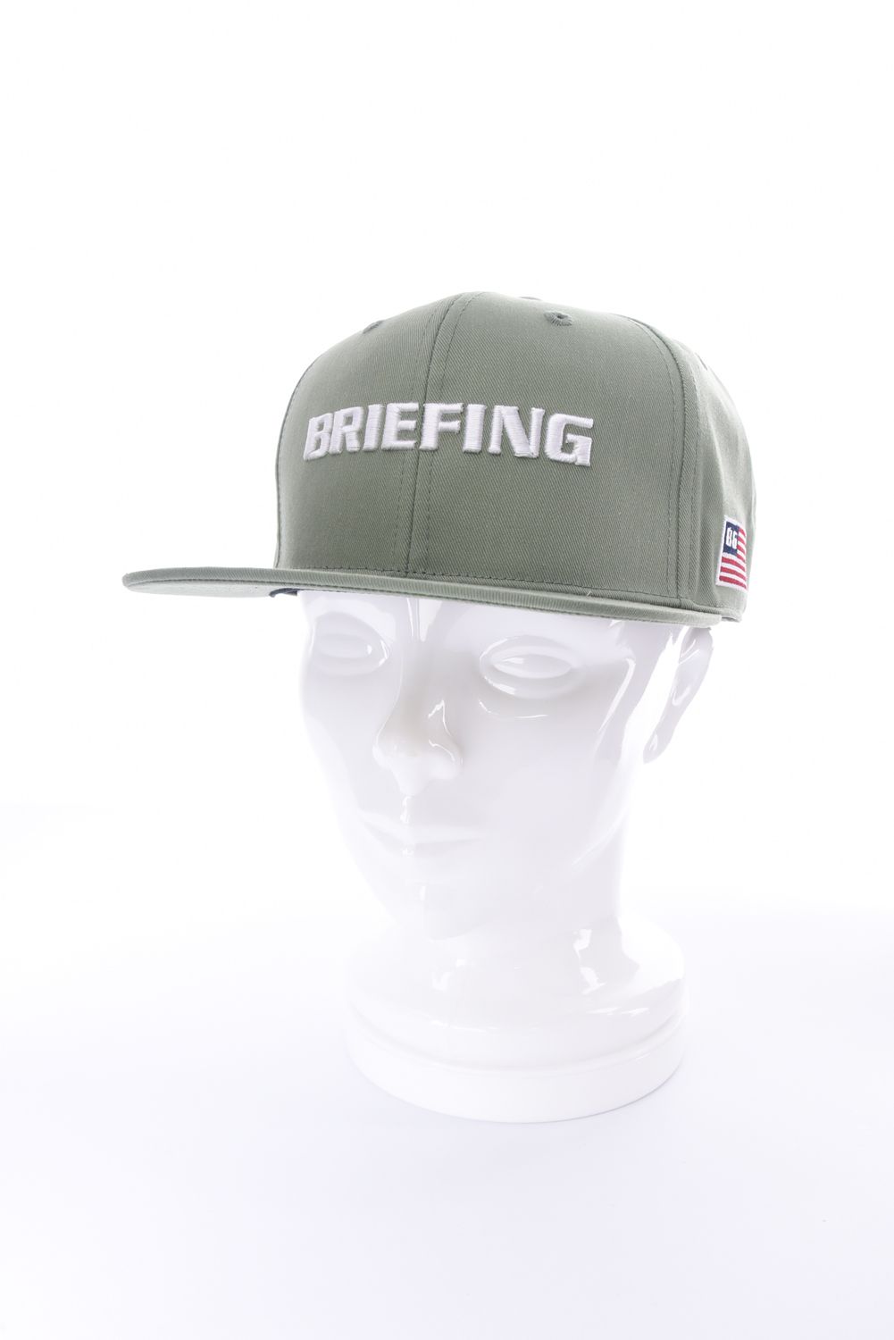 【26SS】 MEN’S BASIC FLAT VISOR CAP / ベーシック ブランドロゴ フラットキャップ (セージグリーン)