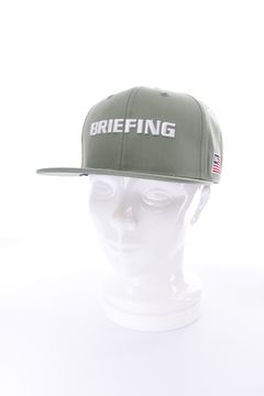 【26SS】 MEN’S BASIC FLAT VISOR CAP / ベーシック ブランドロゴ フラットキャップ (セージグリーン)