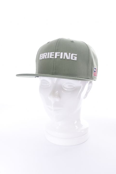 【26SS】 MEN’S BASIC FLAT VISOR CAP / ベーシック ブランドロゴ フラットキャップ (セージグリーン)