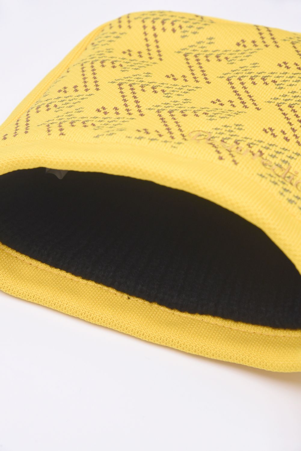 KNIT IRON COVERS / ブランドオリジナル ニットアイアンカバー (マスタード)*