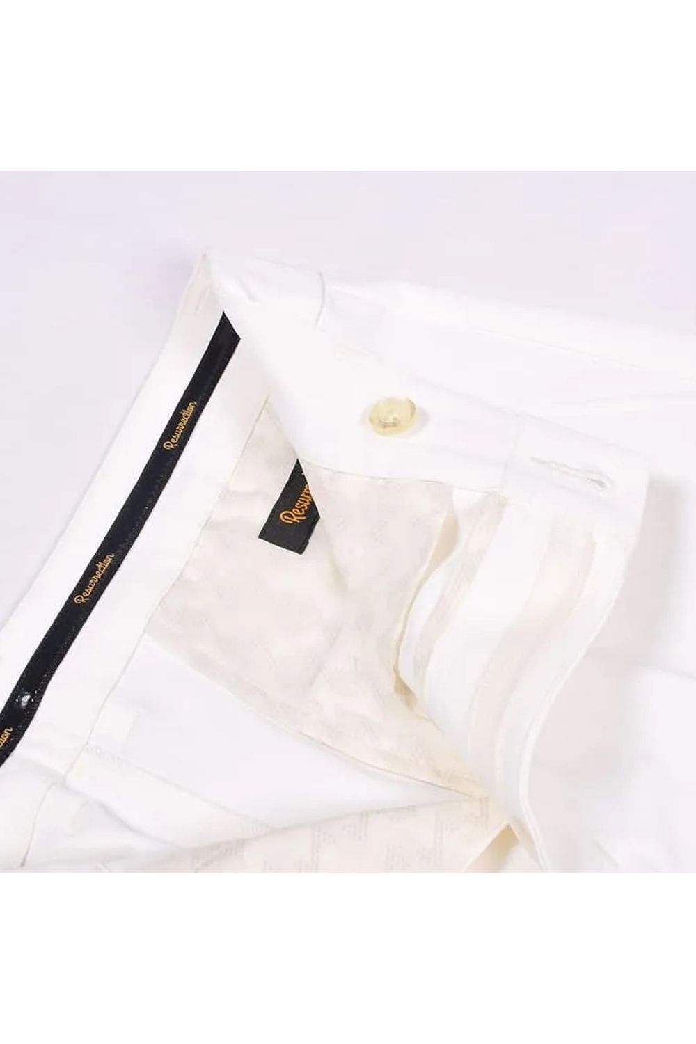 【25AW】 BASIC LONG PANTS / ベーシック センタープリーツ ロングパンツ (ホワイト)*
