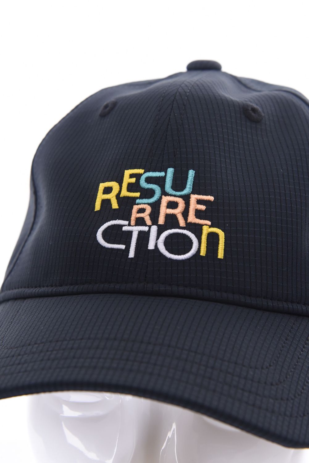 【26SS】 COLORFUL LOGO CAP / カラフルロゴ刺繍 キャップ (ブラック)