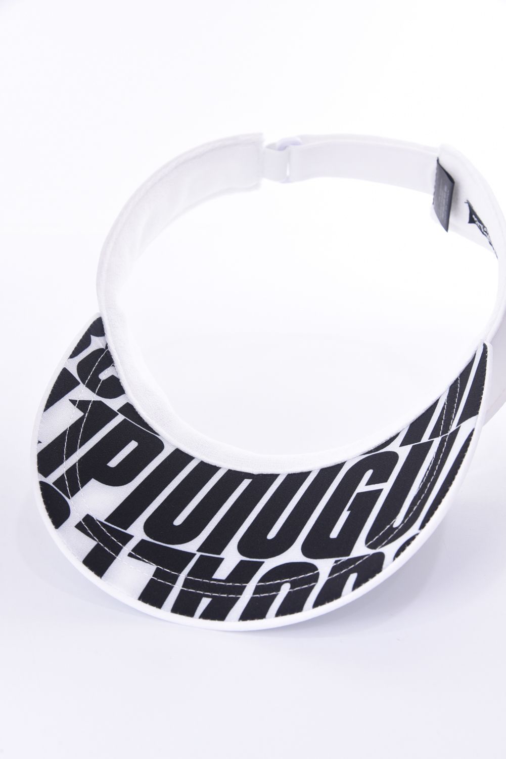 VISOR / ツバ裏ロゴ サンバイザー ホワイト
