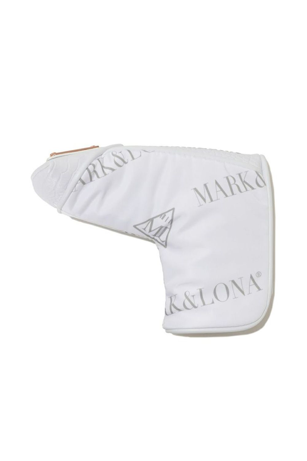 【CODE COLLECTION】 PUTTER COVER / ナイロンツイル CODEロゴ ダイアゴナルパターン ピンタイプ パターカバー (ホワイト)