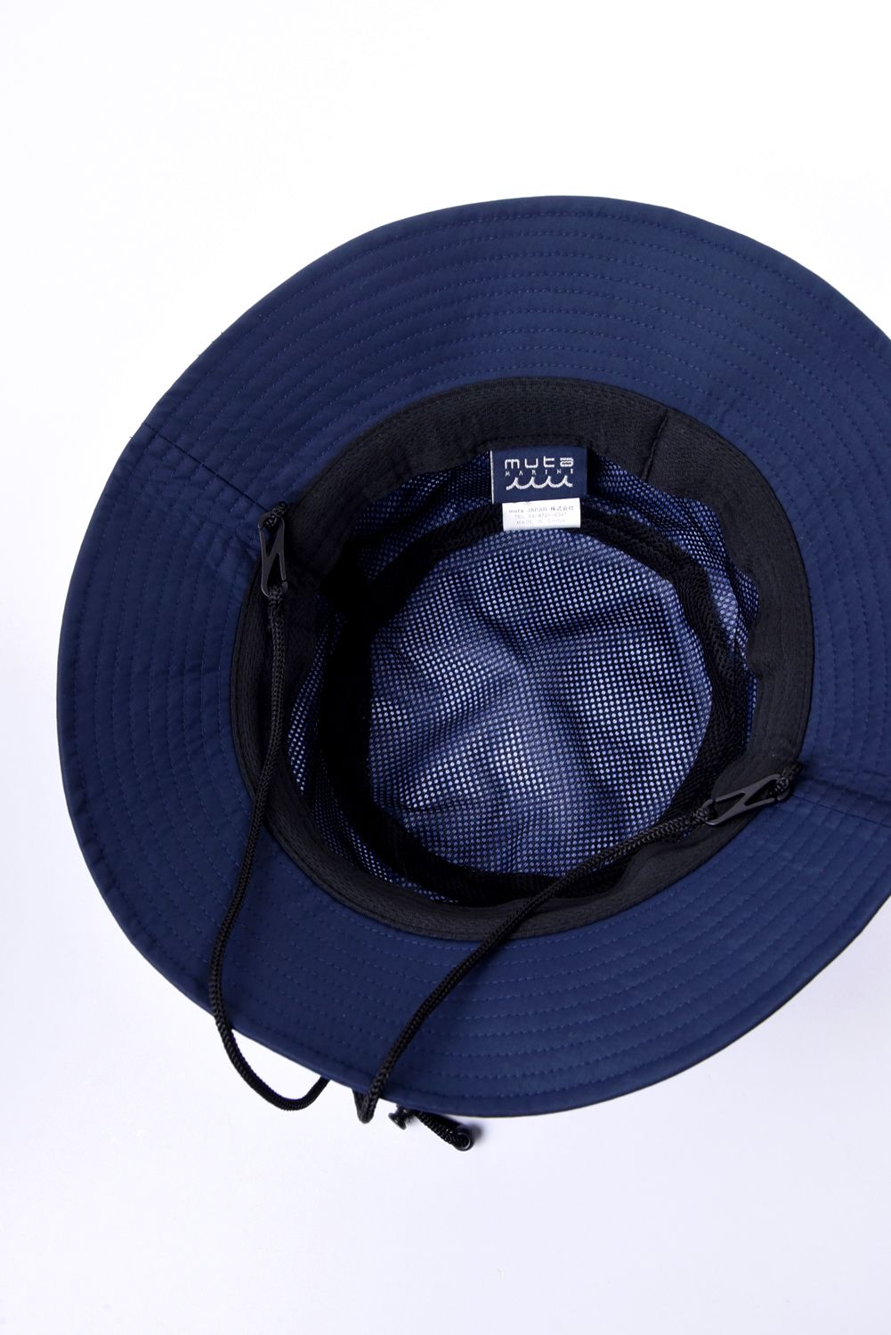 REIN BUCKET HAT / 防水 ロゴ バケットハット (ネイビー)