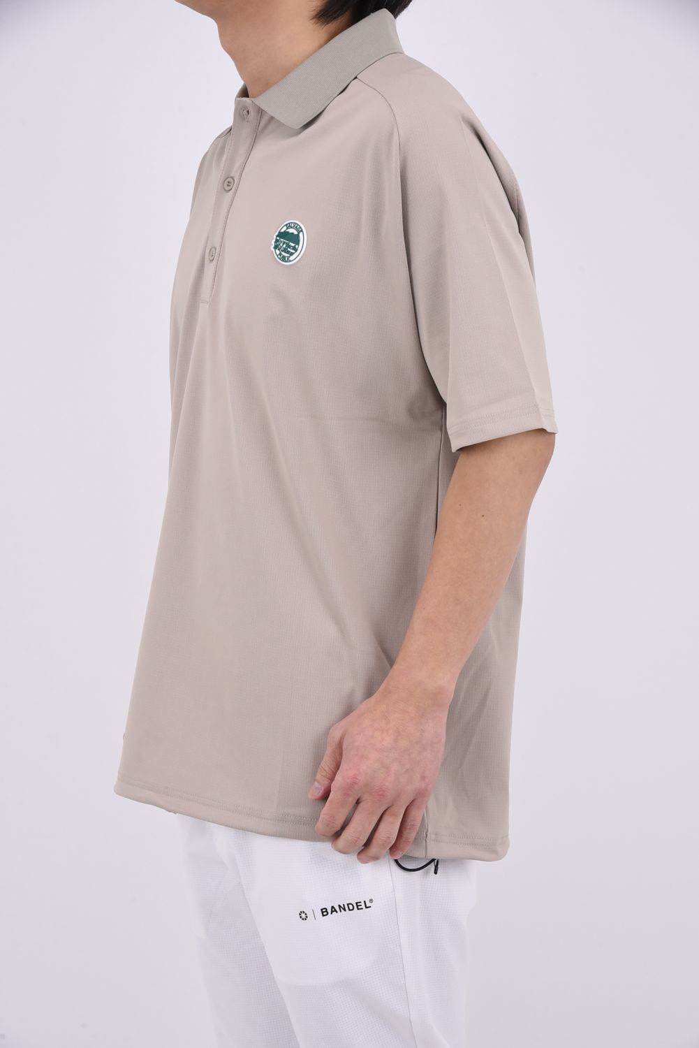 【2026SS】 Alohea Tech Polo SS (Pitch&Run) / ショートスリーブ ポロシャツ (ベージュ)