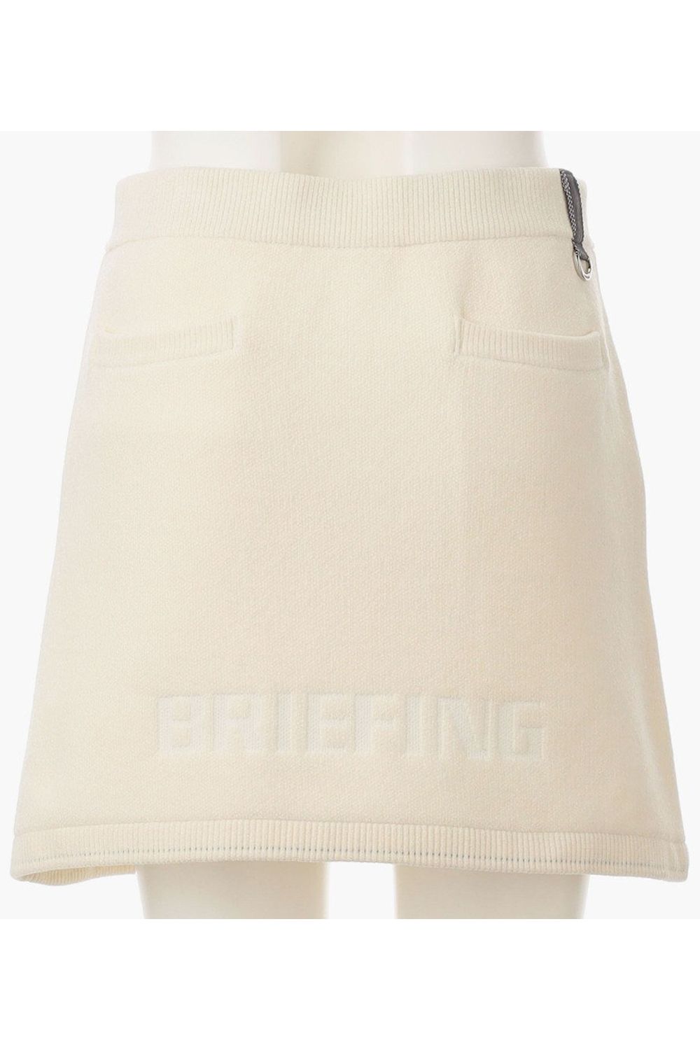 【25AW】【レディース】WS MOLE YARN LOGO KNIT SKIRT/ スカート (アイボリー)
