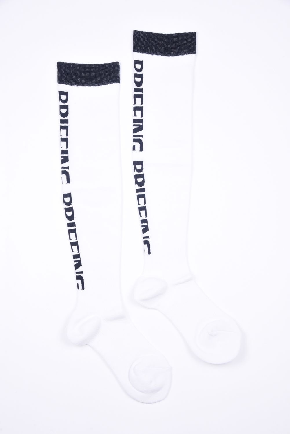 WOMENS CORDURA OVER KNEE SOCKS / ブランドロゴ コーデュラ ニーハイソックス ホワイト レディース