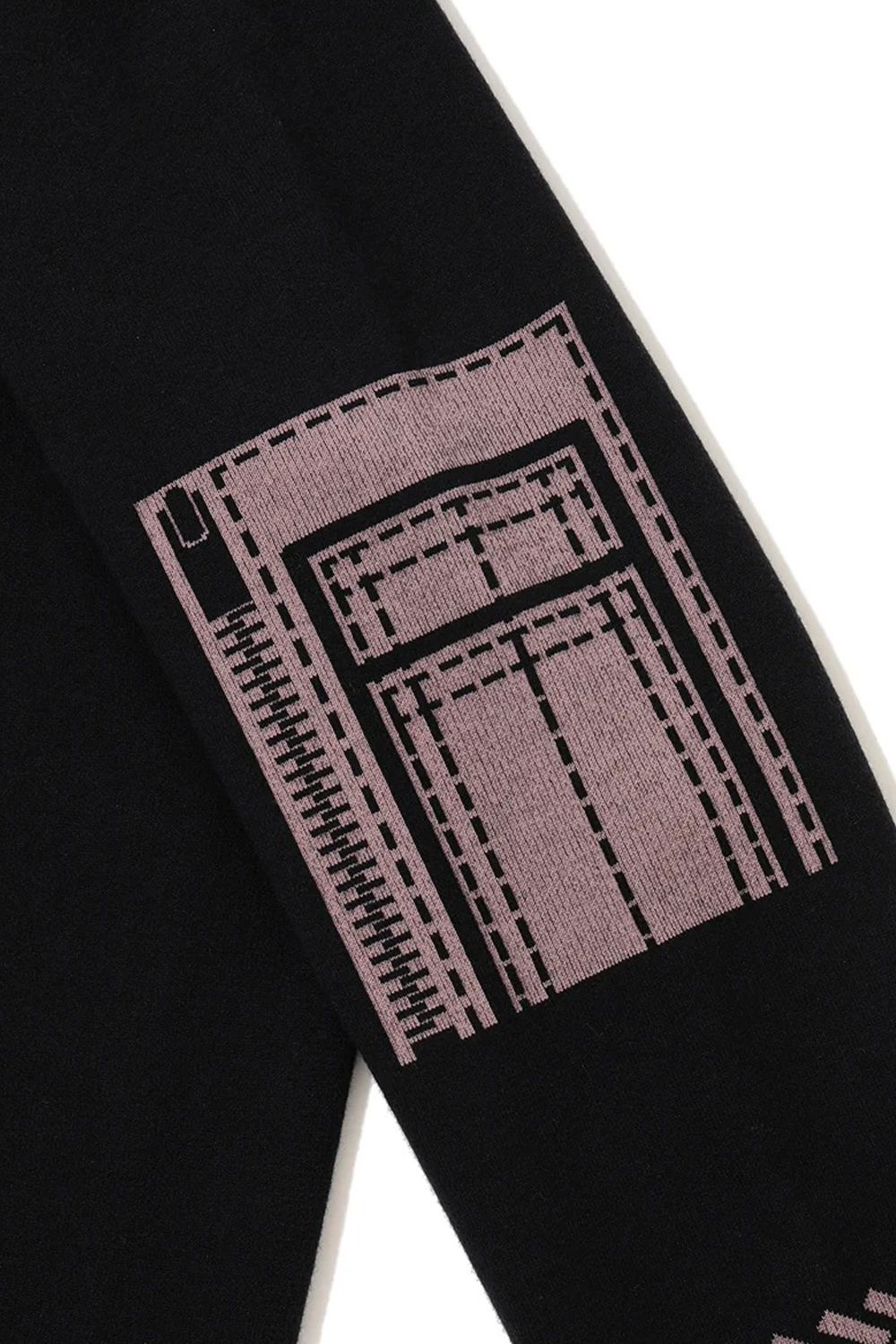 【26AW】 TRIUMPH CASHMERE BLEND KNIT / チャンピオンシップエンブレム カシミヤブレンド ニットプルオーバー (ブラック)