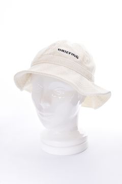 CORDUROY BELL HAT / ブランドロゴ コーデュロイ ベルハット アイボリー
