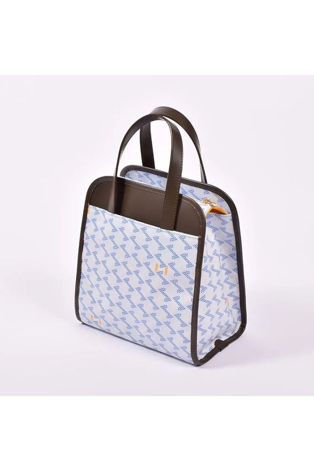 【26SS】 LANIUS TETRA (ラニウス テトラ) / ブランドオリジナルテキスタイル スリム カートバッグ (アクア)*