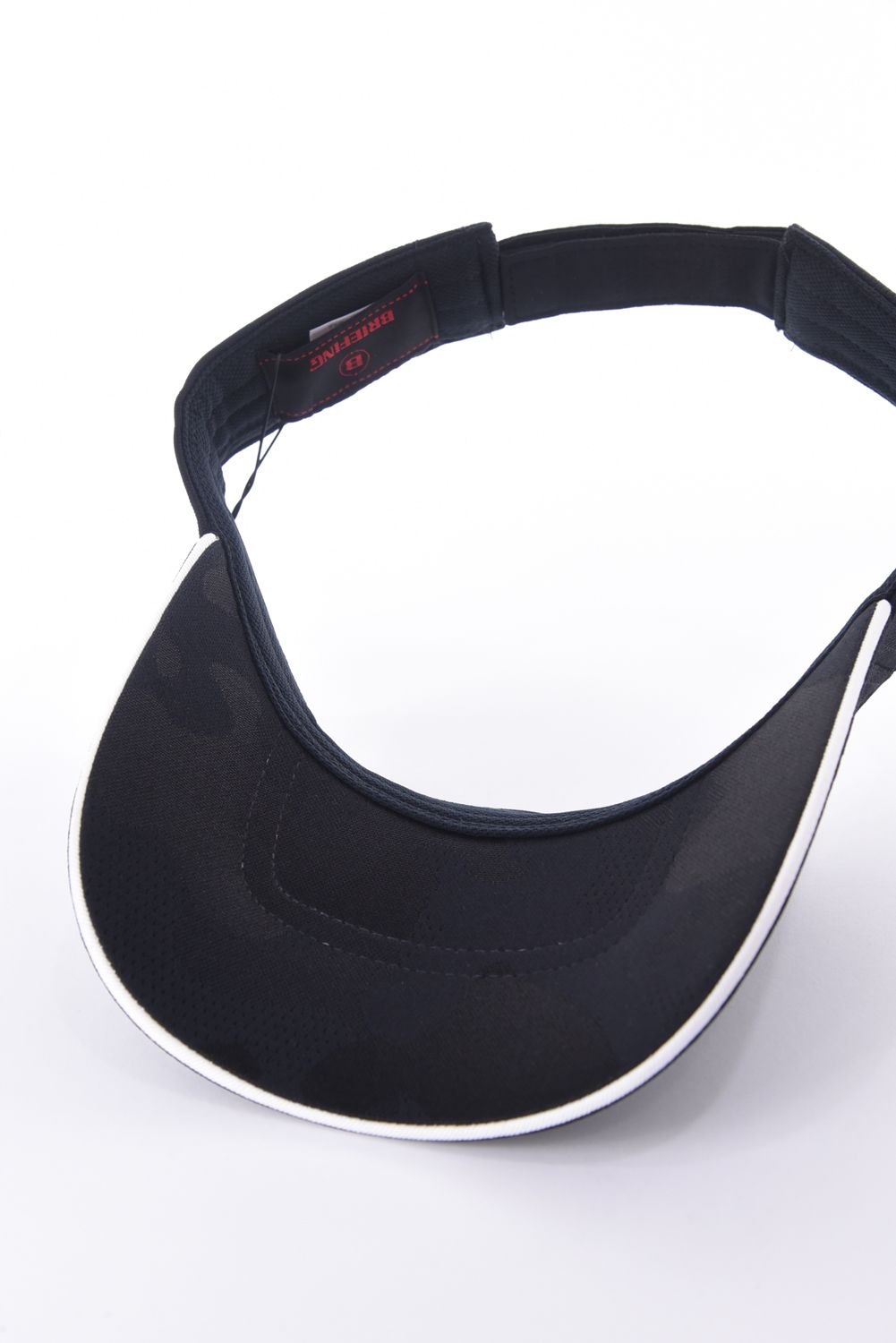 【26SS】 MEN'S CAMO JQ VISOR / カモフラージュジャカード サンバイザー (ブラック)