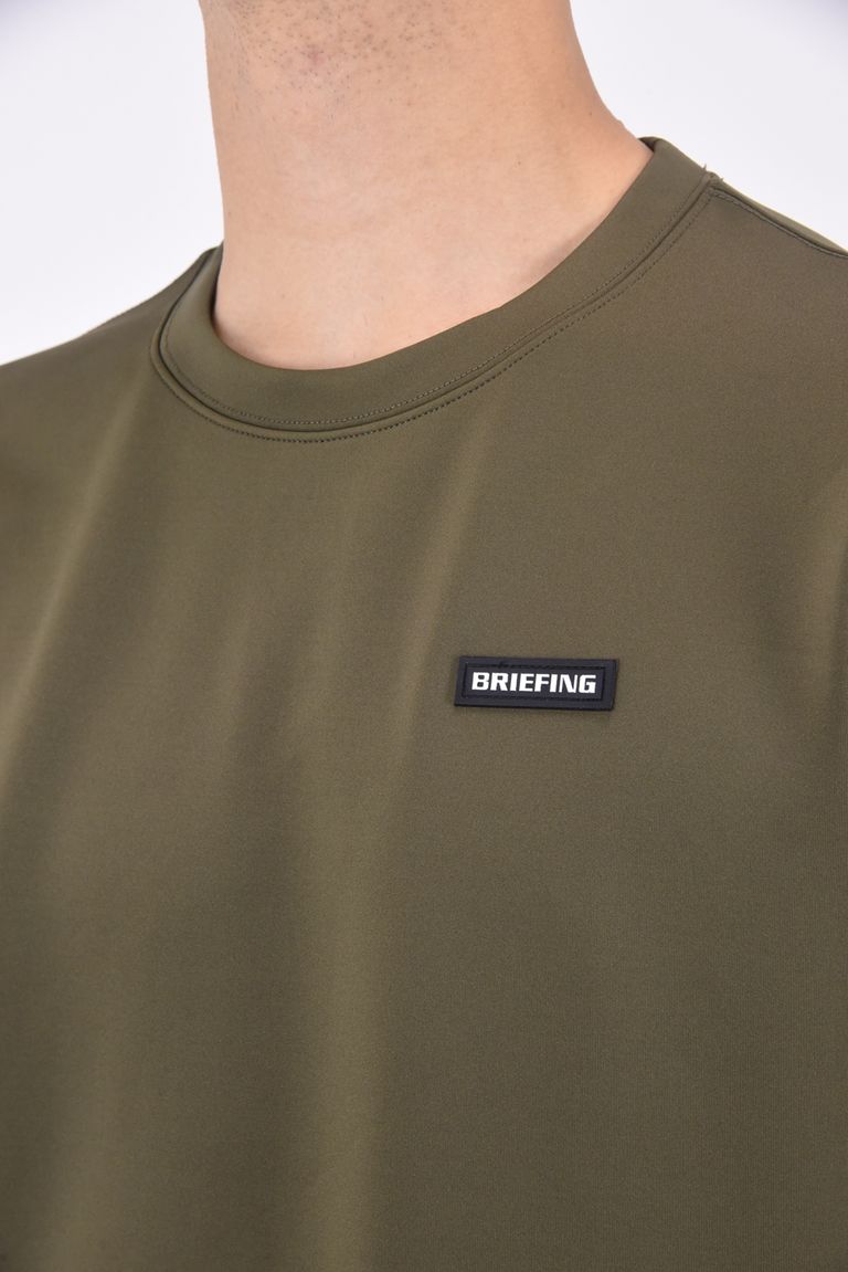 BRIEFING - MENS 3D LOGO CREW NECK BBG231 / エンボスBRIEFINGロゴ 