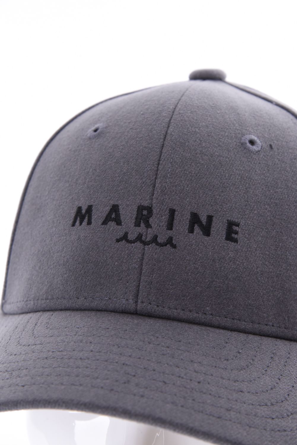 【26AW】 COLLEGE LETTERING CAP / ブランドロゴ刺繍 キャップ (グレー)