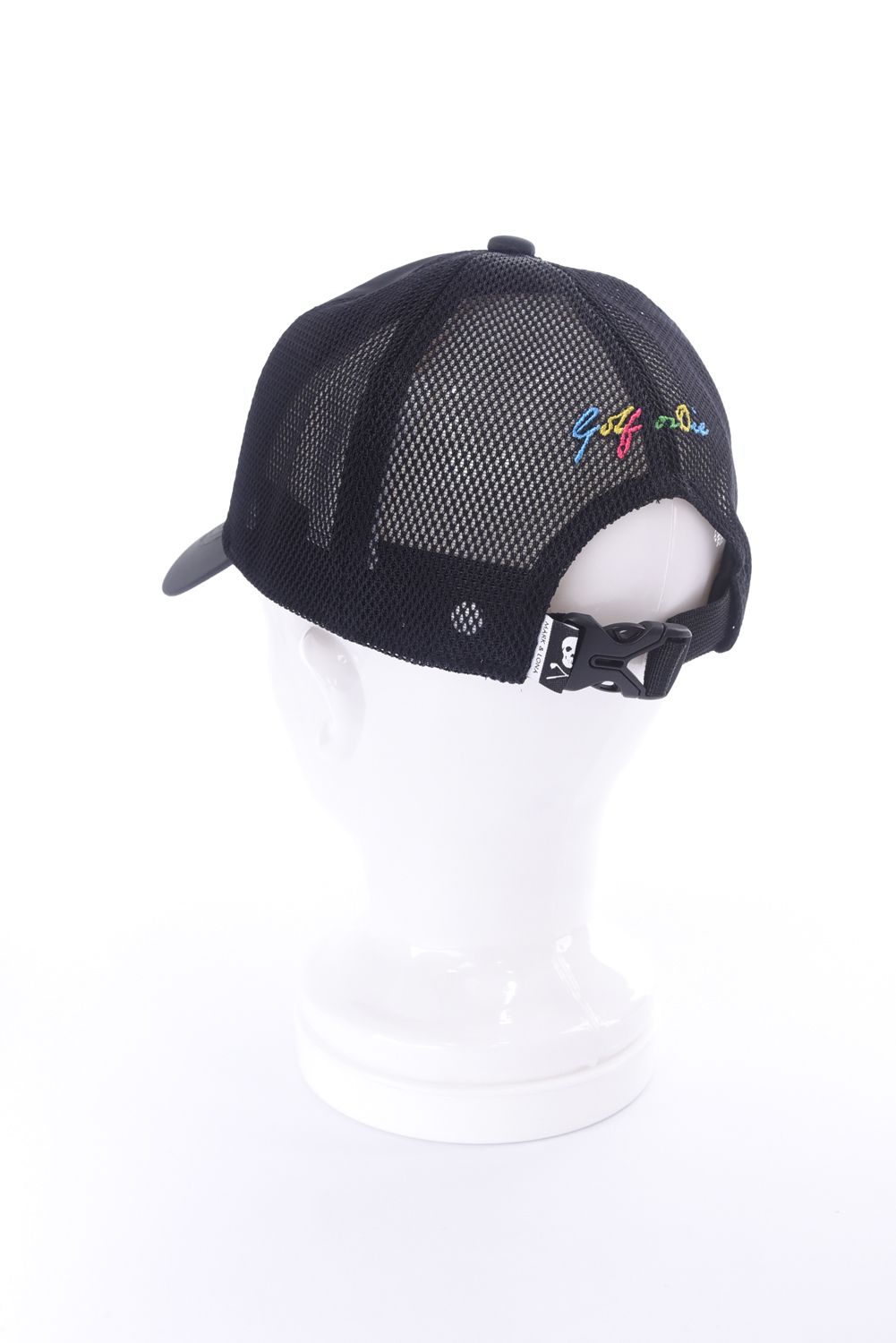 【26SS】 CHOROMA ICON SUN SHIELD CAP / マルチカラー刺繍 サンシールド付き メッシュキャップ (ブラック)